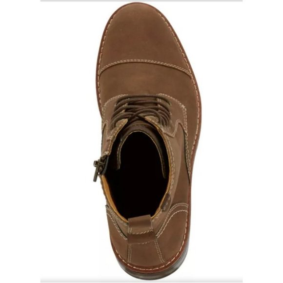 Dockers Mens Rawls Rugged Business Casual Leather Lugged Sole Cap‎ Toe Boot 12 - Picture 4 of 5